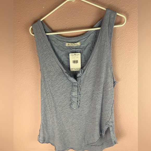 FREE PEOPLE  Vacay Tank  Purple Combo size small ✨brand new✨ - Picture 3 of 5